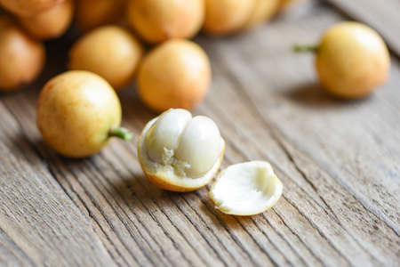 Rambi harvest from tree at the garden summer tropical fruit in Thailandの写真素材