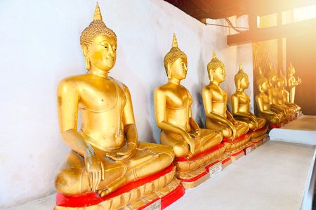 buddha very beautiful in the temple , Buddha statue in thailand - Wat Phra Si Rattana Mahathat Ratchaworawiharn Phitsanulok Thailandの写真素材