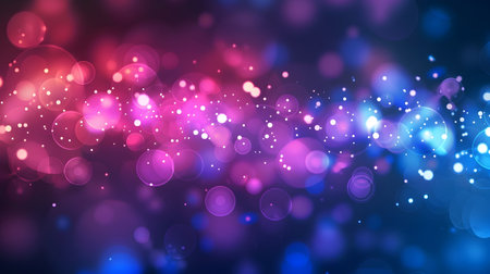 bright blue and pink light bokeh background hd wallpaper, in the style of light purple and dark crimson, colorful bokeh hd background, bokeh lights in a colorful pink stars lights on a darkの素材