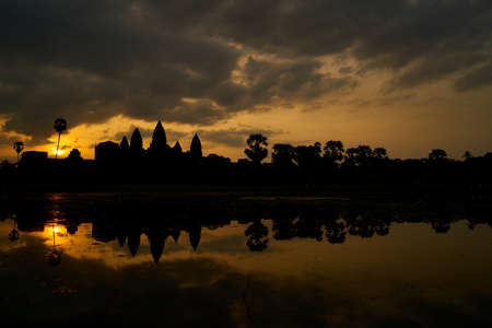 The Temple Of Angkor Wat In Cambodiaのeditorial素材