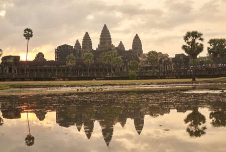 The Temple Of Angkor Wat In Cambodiaのeditorial素材