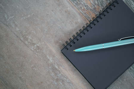 Notepad and pencilの写真素材
