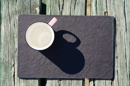 Granite stone and mug