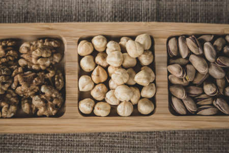 fresh and delicious snack nutsの写真素材