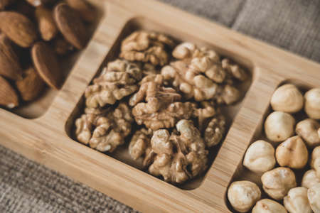 fresh and delicious snack nutsの写真素材