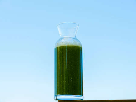 a glass of healthy detox drink