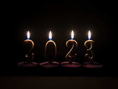 happy new yearの写真素材