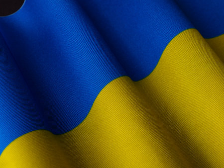 Flag of Ukraineの写真素材