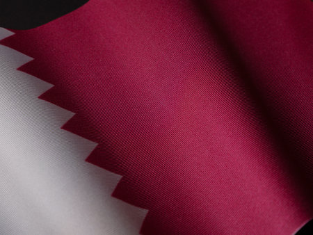 Flag of Qatarの写真素材