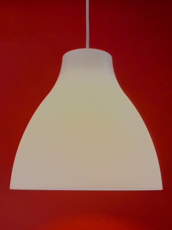 decorative chandelier in the roomの写真素材