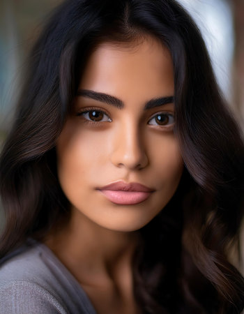 Portrait of a beautiful girlの素材