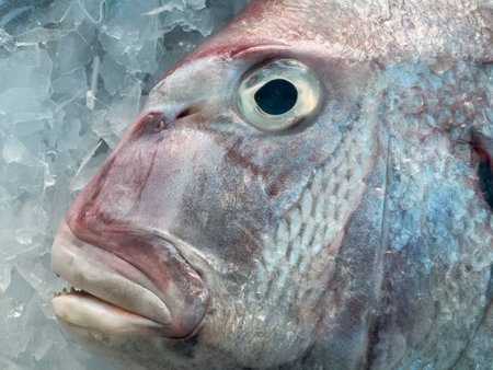 fresh fish at the market