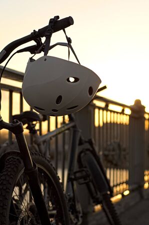 An evening walk.の写真素材