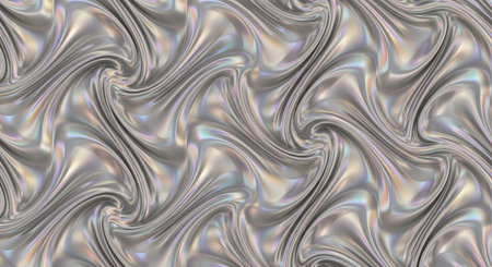 Abstract background with wavy pattern. 3d rendering, 3d illustration.の素材