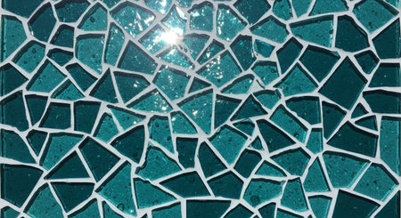 Ceramic tile texture background, ceramic mosaic wall background, ceramic mosaic wallの素材