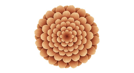 a beautiful floral blossom with intricate petals, a stunning botanical illustration.の素材