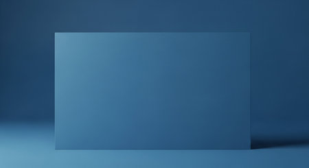 3D rendering of a blue background with a blank space for textの素材