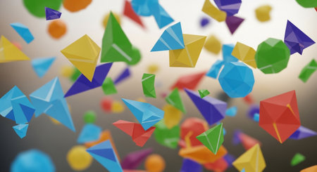 red leaf branches in a clear vase on a white table, a minimalist still life.の素材