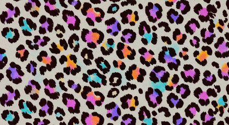 Leopard print. Animal skin pattern. Seamless background.の素材