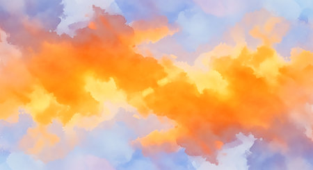 Background with paint. Divorces and drops. Periwinkles.の素材