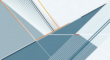 a modern geometric abstract background design for wallpaper vector illustration and art useの素材