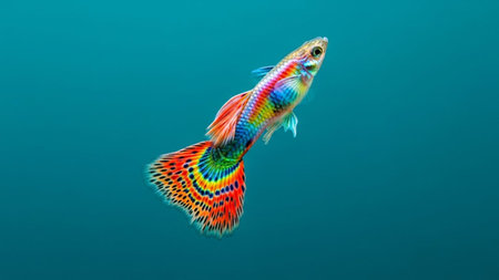 Siamese fighting fish (Betta splendens) in aquariumの素材