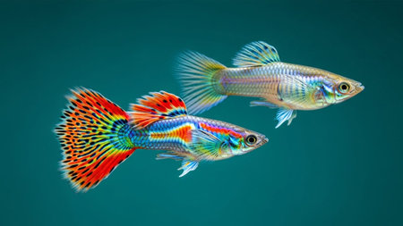 Siamese fighting fish in the aquarium, betta splendensの素材