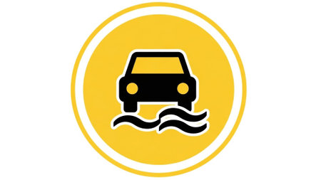 Car Wash Icon on White Background,Vector Illustration. EPS10の素材