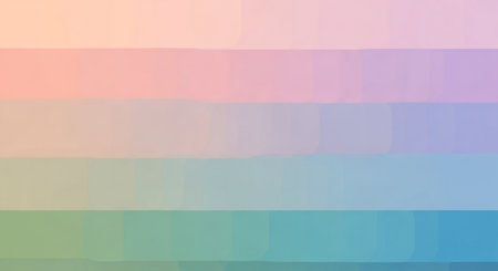 Abstract illustration of blue, pink, yellow and green Impasto backgroundの素材