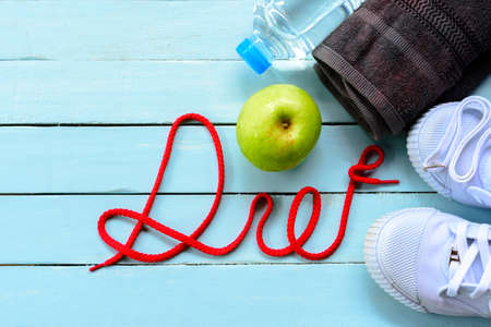 Concept diet or concept health,Background object for diet.の写真素材