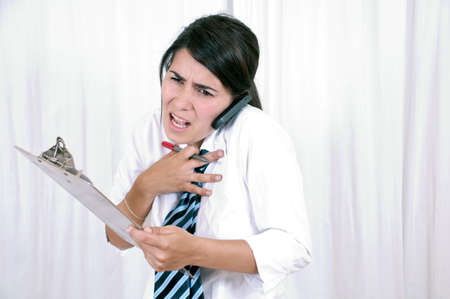 Young professional female office worker/manager