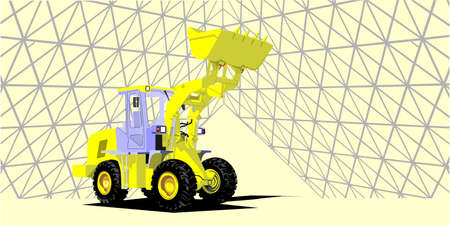 excavatorのイラスト素材