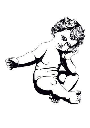 baby boyのイラスト素材