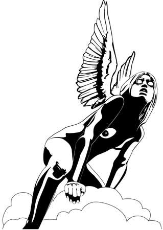 angel girlのイラスト素材