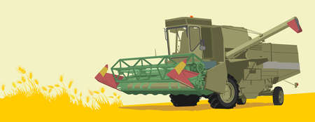 harvesterのイラスト素材