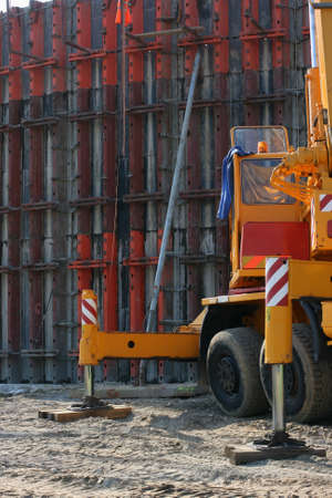 construction concrete wall crane