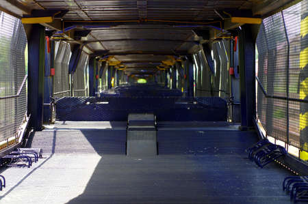 railway cargo wagon interior