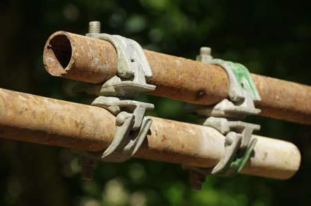 scaffolding joint detailsの写真素材