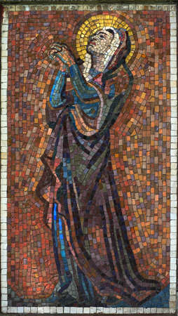 holy women mosaicの写真素材