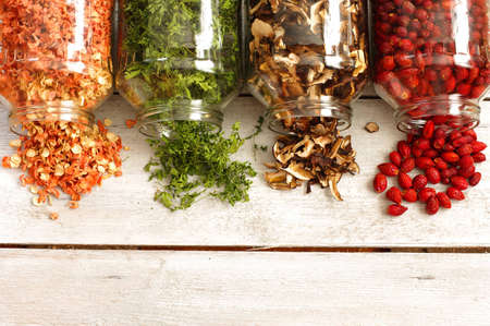 dried ingredients vegetablesの写真素材