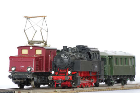 electric train toy objects miniatureの写真素材