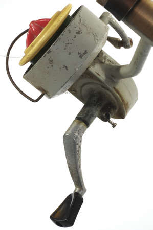 fishing reel vintageの写真素材