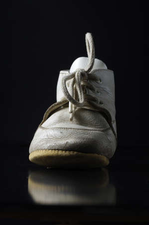 baby booties vintageの写真素材