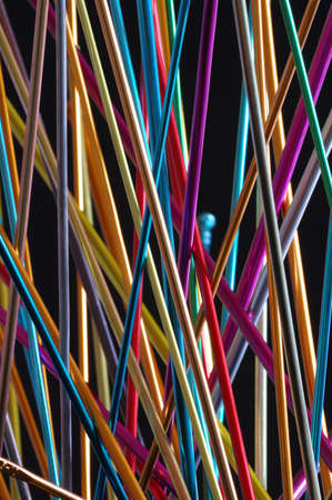 knitting needle abstract backgrounds 2の写真素材
