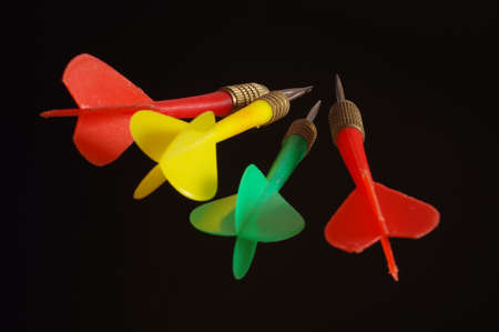 darts black background 2の写真素材