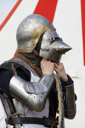 warrior medieval armorの写真素材