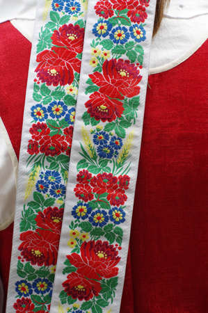 ribbon national costumeの写真素材