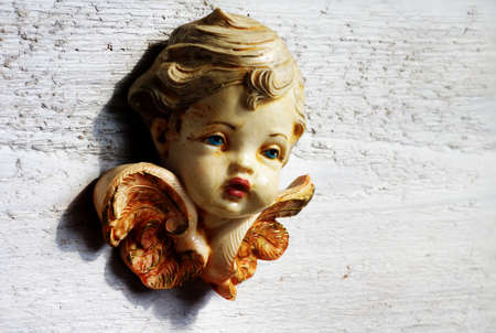 Cherub headの写真素材