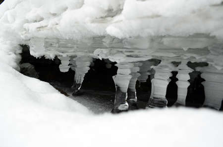 The ice - water in the solid state 