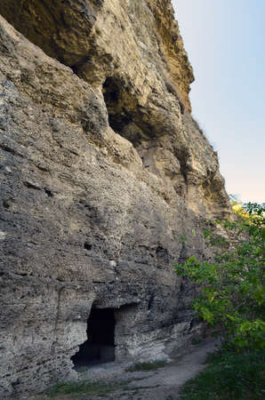 rocks wall in Tipovaの写真素材